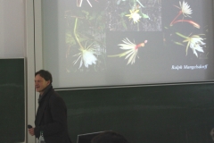 Abb. 7: Ralph Mangelsdorff bei seinem Vortrag über die Gattung Epiphyllum (Foto: Heinz Peter Mohrdieck)